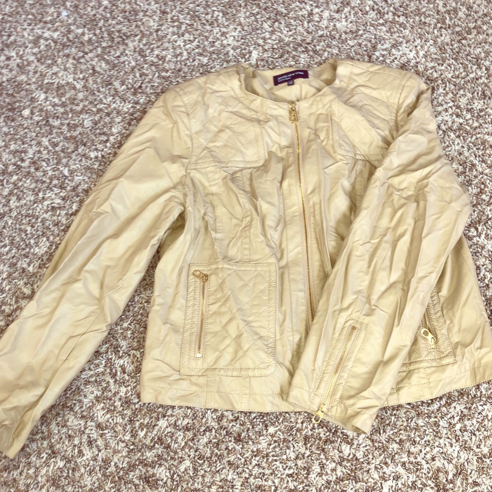 Jones New &o York Faux Leather Jacket